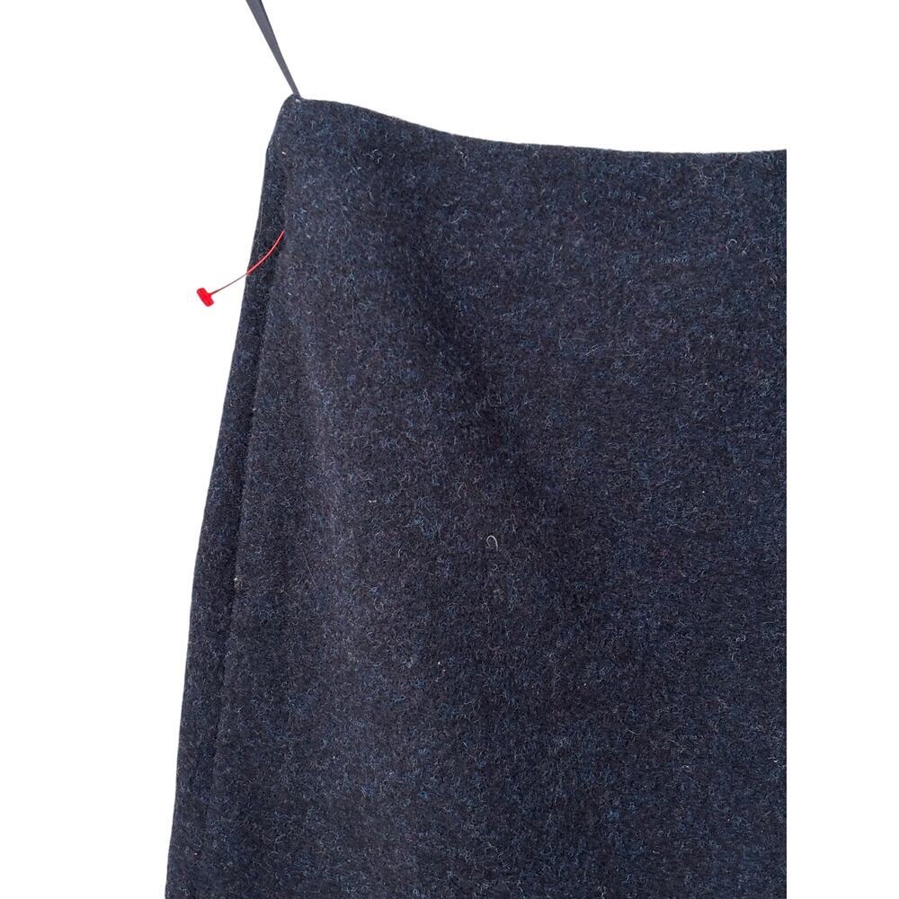 UNIQLO Black Wool Skirt Women Size 0 Minimalist Classic Elegant Style - Picture 5 of 8